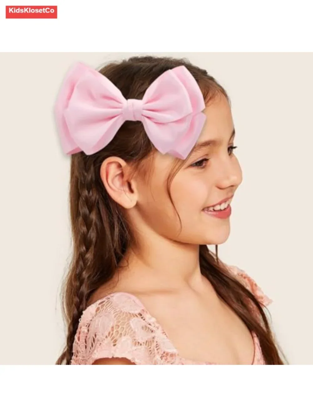 Large 6 Inch Hair Bows Thick Ribbon Boutique Alligator Clips for Girls Toddlers